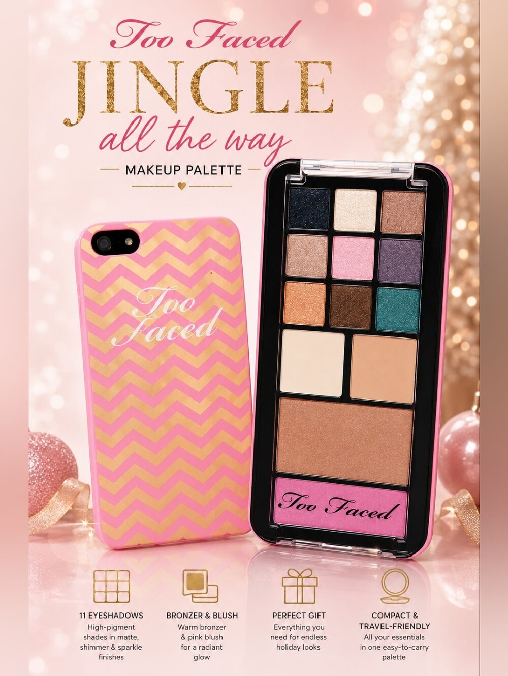 Too Faced Jingle All The Way Makeup Palette